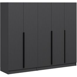 Vaatekaappi Linento Furniture Kale Plus 210x225cm 2 vetolaatikkoa eri värejä