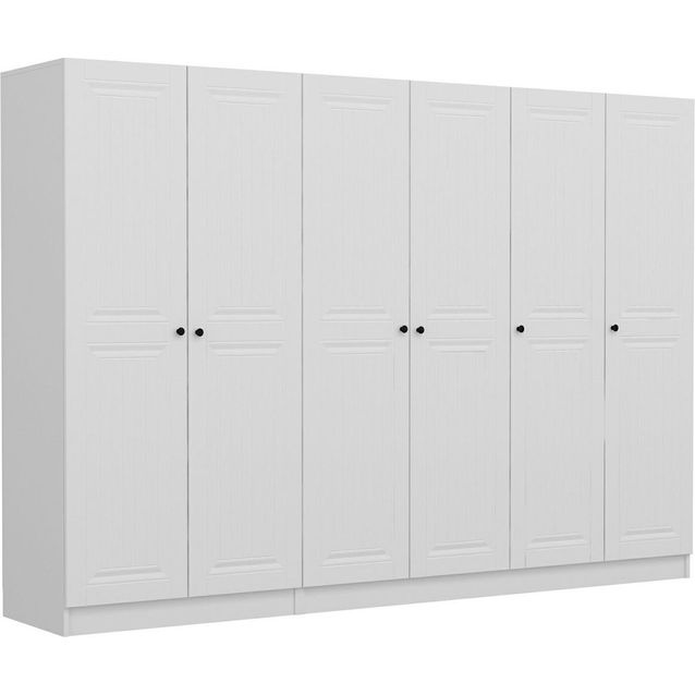 Vaatekaappi Linento Furniture Kale 4010 190x270cm valkoinen