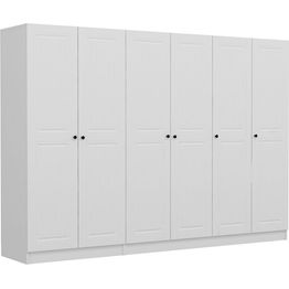 Vaatekaappi Linento Furniture Kale 4774 210x270cm valkoinen