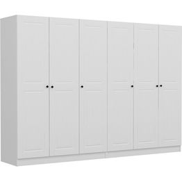 Vaatekaappi Linento Furniture Kale 4011 190x270cm valkoinen