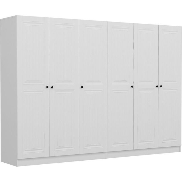 Vaatekaappi Linento Furniture Kale 4011 190x270cm valkoinen