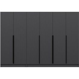 Vaatekaappi Linento Furniture Kale Plus 210x270cm 2 vetolaatikkoa eri värejä