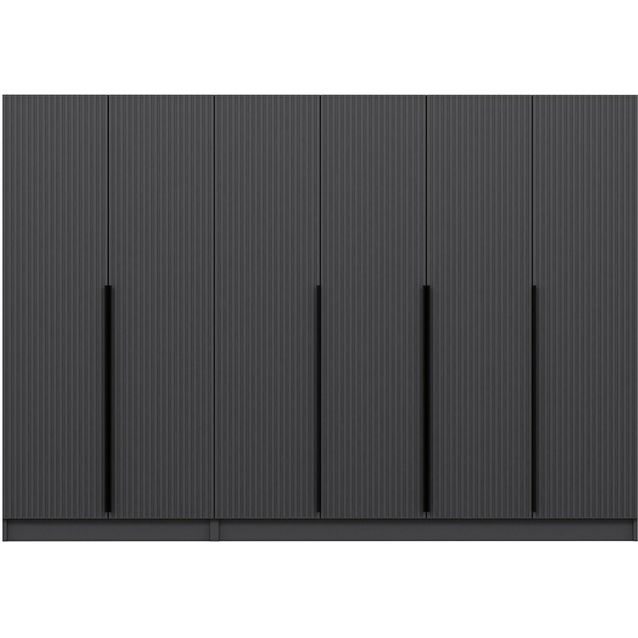 Vaatekaappi Linento Furniture Kale Plus 7776 210x270cm antrasiitti