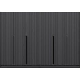 Vaatekaappi Linento Furniture Kale Plus 210x270cm 4 vetolaatikkoa eri värejä