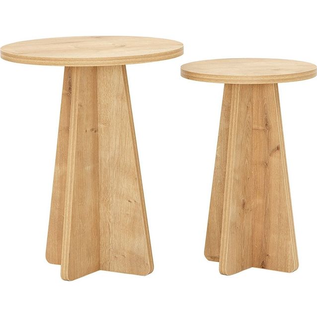 Pöytäsarja Linento Furniture Mushroom safiiri/tammi