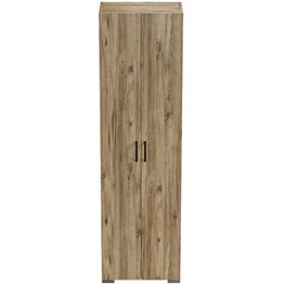 Kaappi Linento Furniture 2 Kapak 8 Raf, ruskea