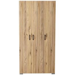 Vaatekaappi Linento Furniture Feraye 3 Kapakli, ruskea