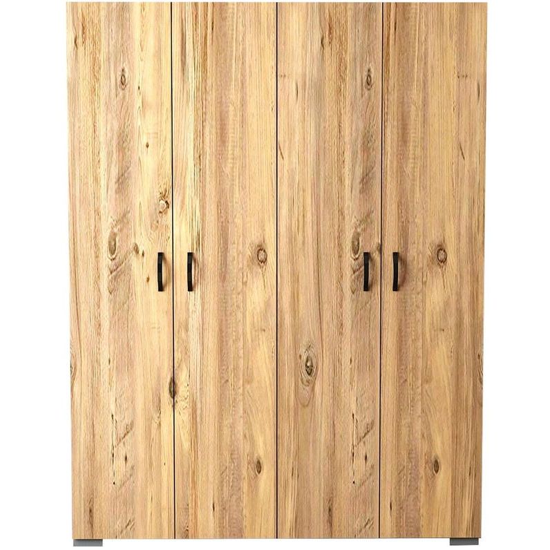 Vaatekaappi Linento Furniture Feraye 4 Kapakli, ruskea