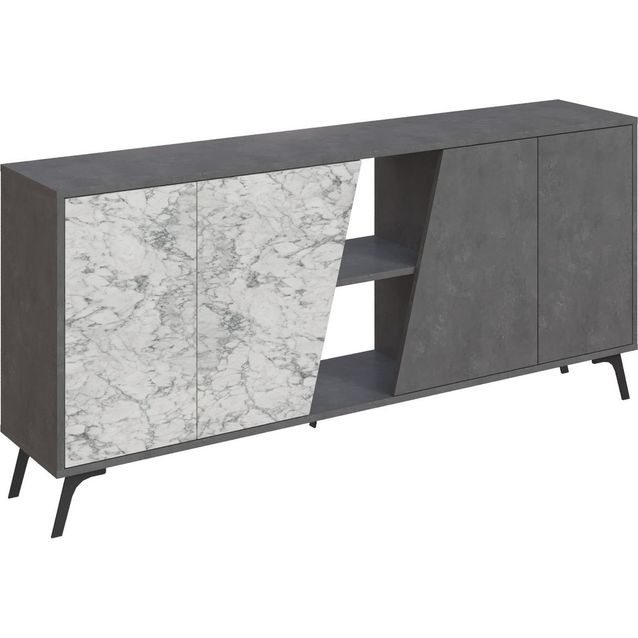 Senkki Linento Furniture Fione 180 harmaa/carrara