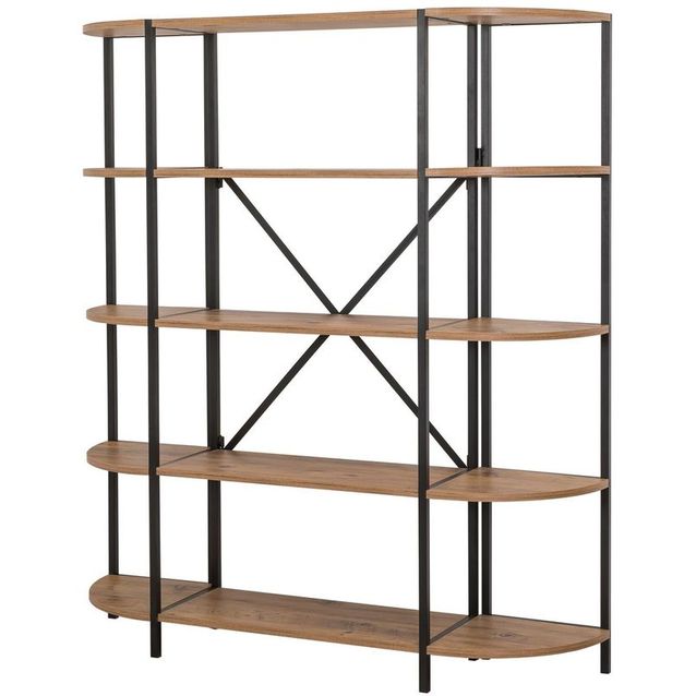 Kirjahylly Linento Furniture Signa Rafix, ruskea