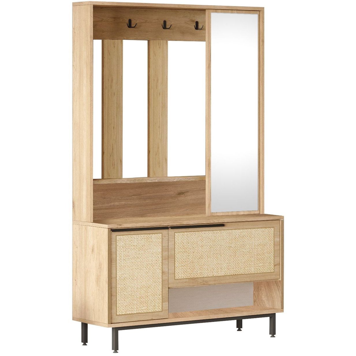 Vaatenaulakko Linento Furniture ON11-SU, ruskea