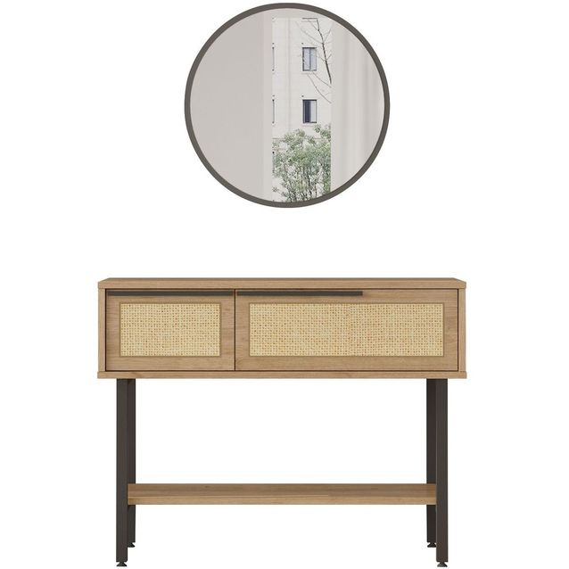 Sivupöytä Linento Furniture ON12-SU, ruskea