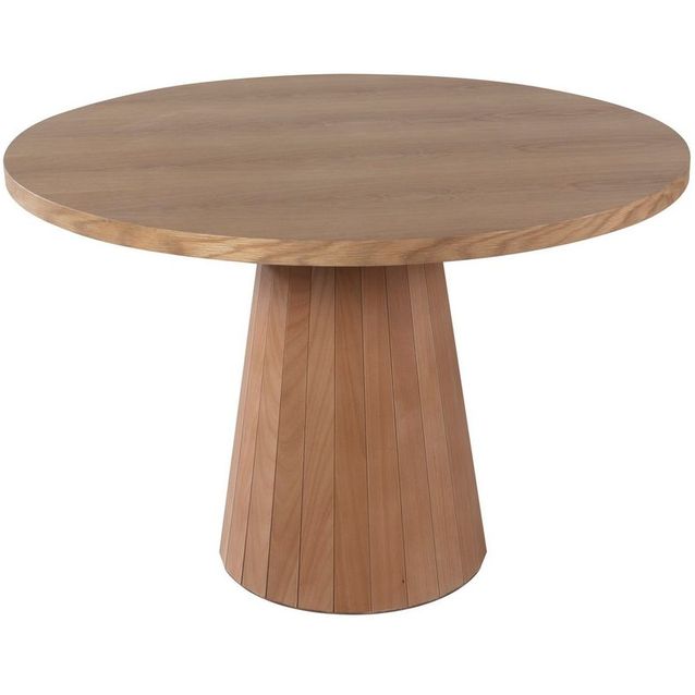 Ruokapöytä Linento Furniture Albero148, Ø120cm, ruskea