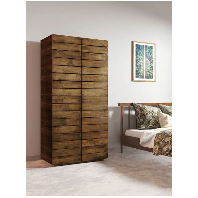 Vaatekaappi Linento Furniture Rb-167, 90x184cm, ruskea