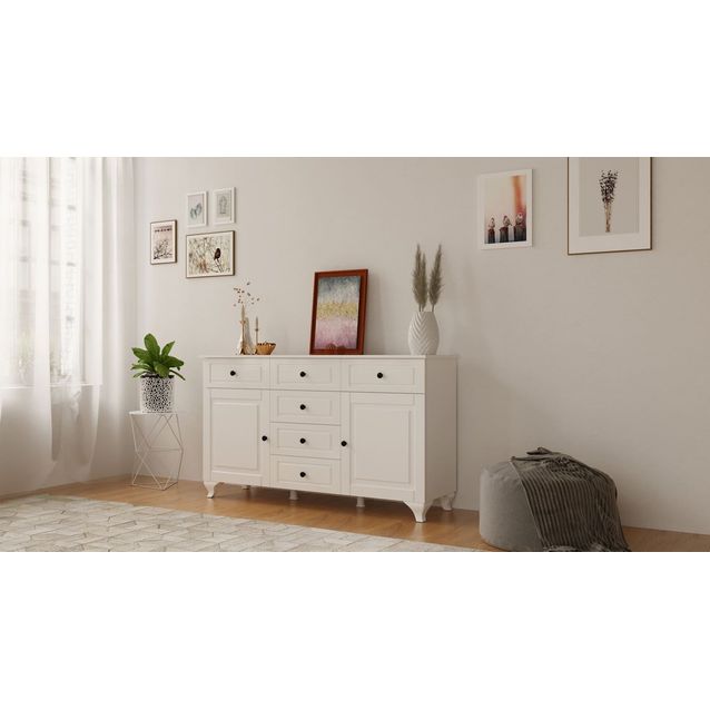 Lipasto Linento Furniture Rb-025-01, 130x87cm, mattavalkoinen