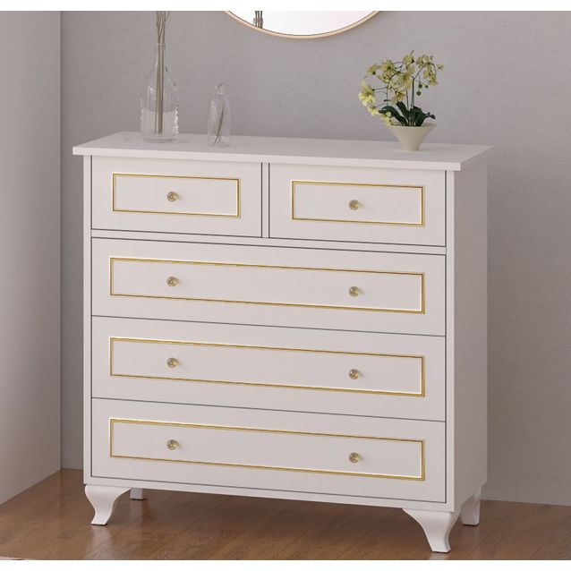 Lipasto Linento Furniture Rb-091, 90x86cm, mattavalkoinen