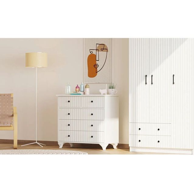 Lipasto Linento Furniture Rb-185-09, 90x86cm, mattavalkoinen