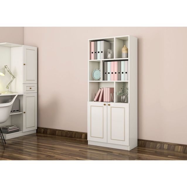 Kirjahylly Linento Furniture Rb-089, 70x180cm, mattavalkoinen