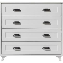 Lipasto Linento Furniture Tuvalle 046 valkoinen/musta