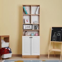 Kirjahylly Linento Furniture Tuvalle 043 valkoinen/tammi