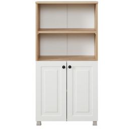 Kaappi Linento Furniture Tuvalle 017 valkoinen/tammi