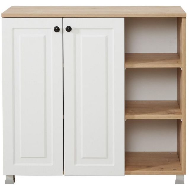 Kaappi Linento Furniture Tuvalle 018 valkoinen/tammi