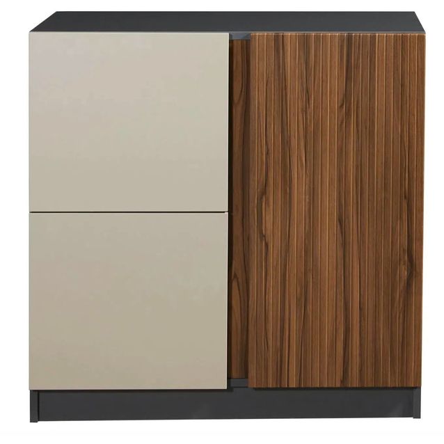 Kaappi Linento Furniture Tuval 069 antrasiitti/saksanpähkinä