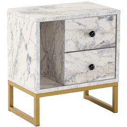 Yöpöytä Linento Furniture Glimmer metallijalat