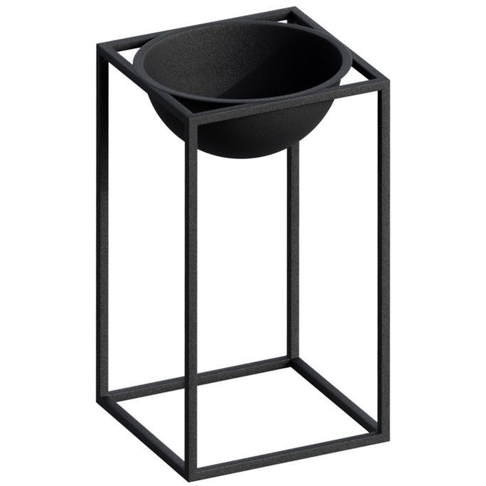 Kukkateline Linento Furniture GED-022, musta