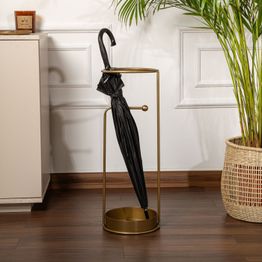 Sateenvarjoteline Linento Furniture Semsiye, kulta