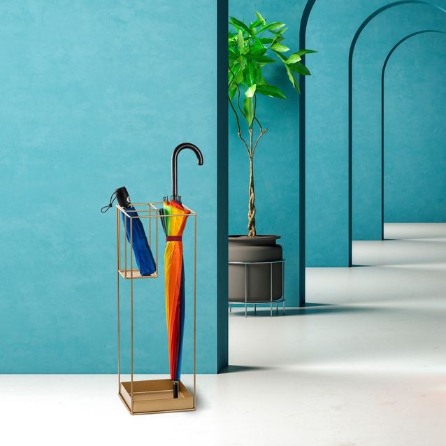 Sateenvarjoteline Linento Furniture Semsiye-008, kulta