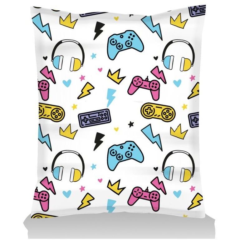 Säkkituoli ulos Linento Garden Giant Game Console, valkoinen