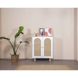 Senkki Linento Furniture Bohem, 90x105cm, ruskea/valkoinen