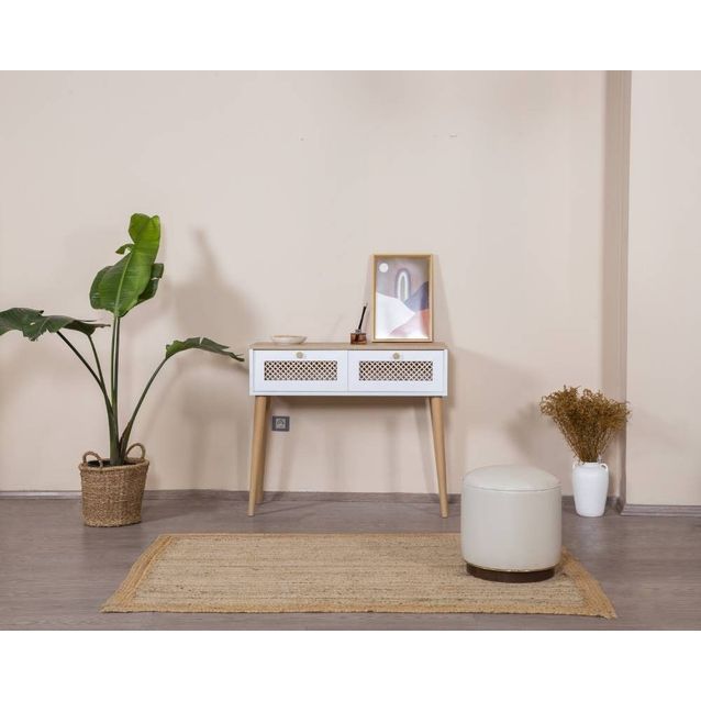 Lipasto Linento Furniture Goose, 95x100cm, ruskea/valkoinen