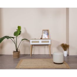 Lipasto Linento Furniture Bohem, 95x100cm, ruskea/valkoinen