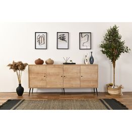 Senkki Linento Furniture Calvin, 180cm, ruskea