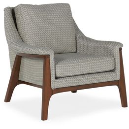 Nojatuoli Linento Furniture Wood beigenharmaa