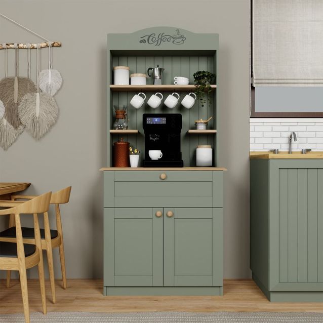 Aamiaiskaappi/kahvipiste Linento Furniture Lucas 7