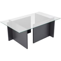 Sohvapöytä Linento Furniture Vetrino 105x40cm lasikansi