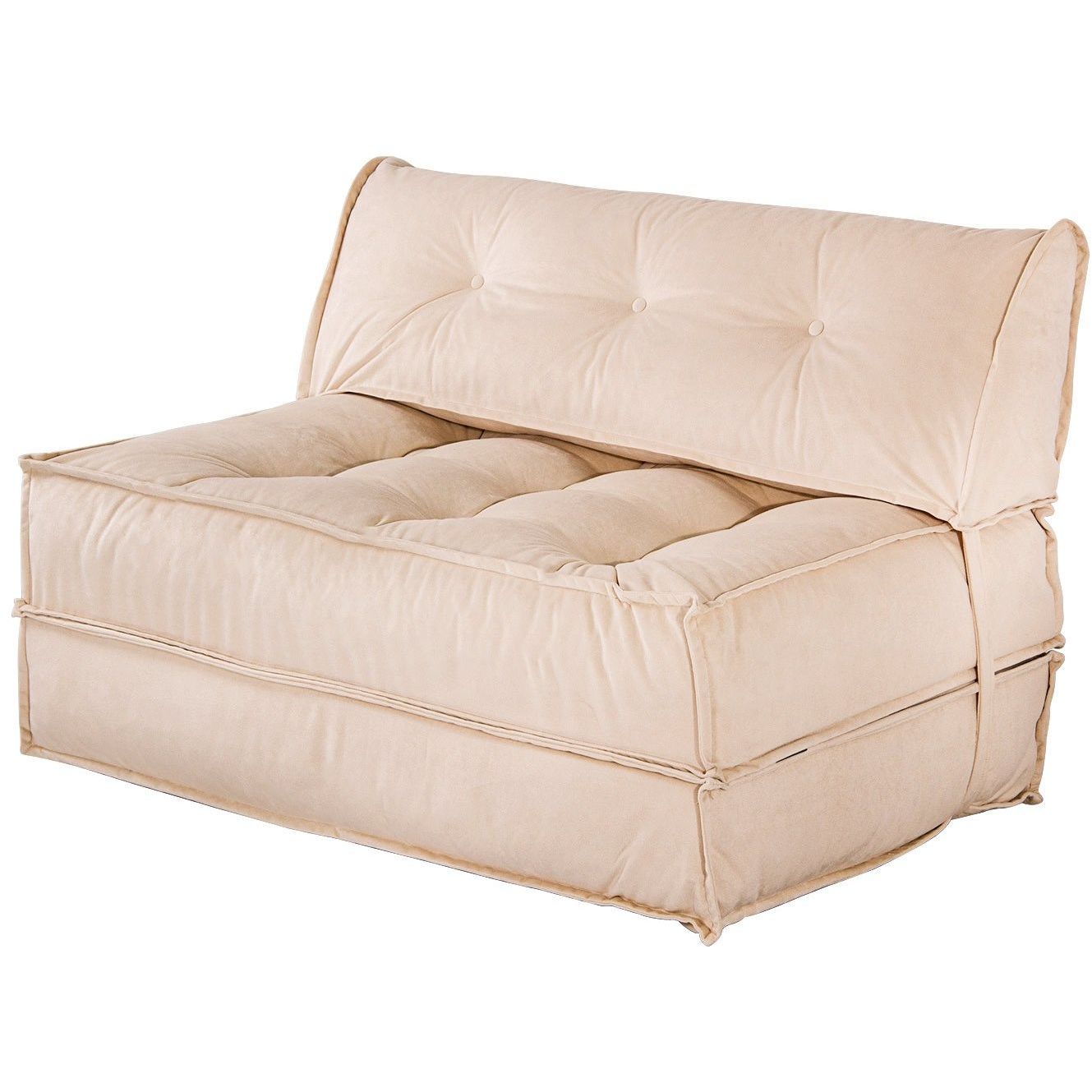 Vuodesohva Linento Furniture Mocca 2:n istuttava sametti beige