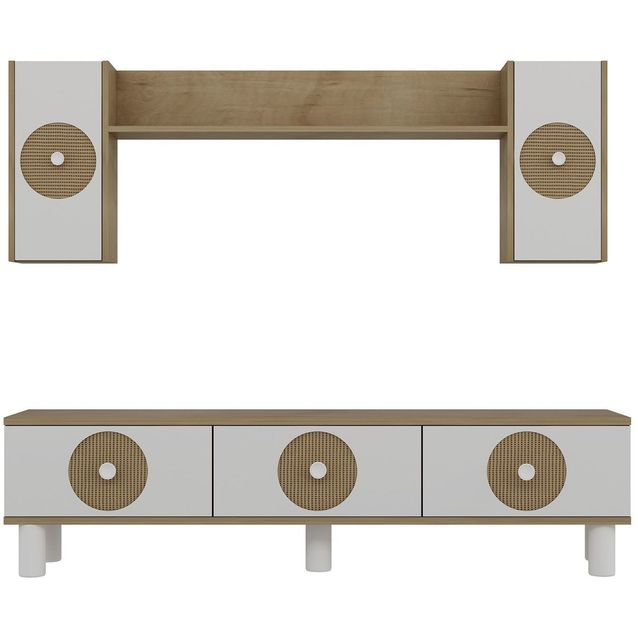 TV-taso seinähyllyllä Linento Furniture Deren Bohem, 180cm