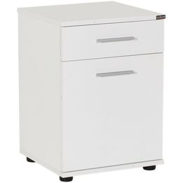 Yöpöytä Linento Furniture KMD-511-BB-1, valkoinen