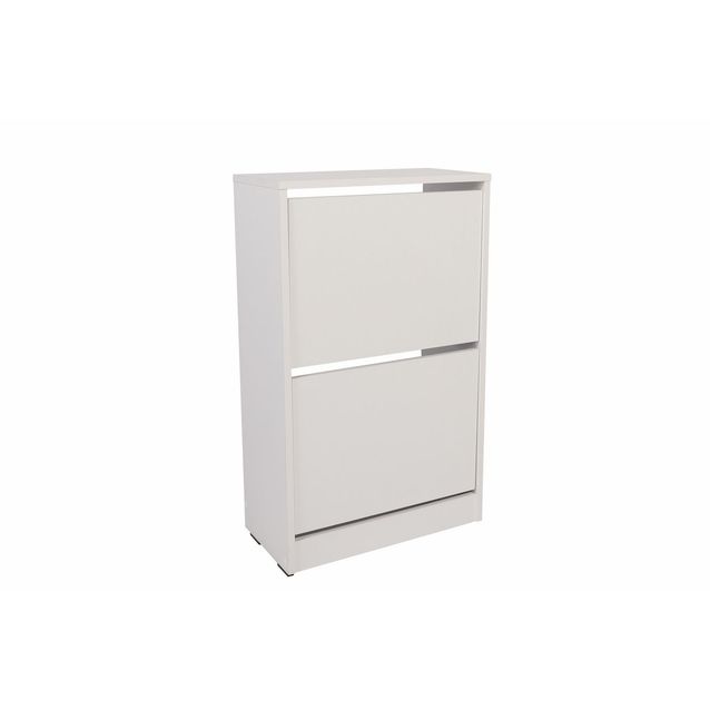 Kenkäkaappi Linento Furniture SHC-320-BB-1, 51x84cm, valkoinen