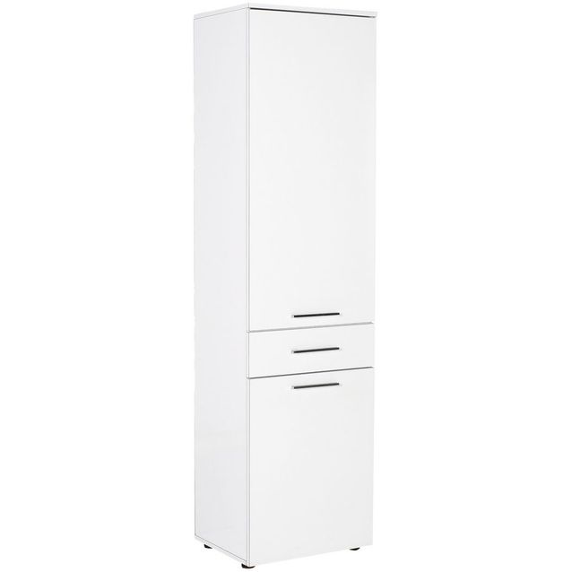 Kaappi Linento Furniture ADR-621-PP-1, 52x187cm, valkoinen