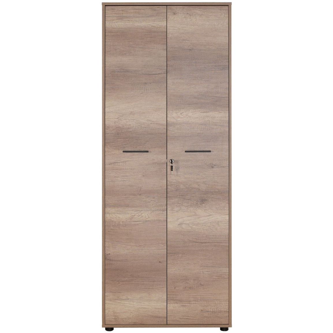 Lukollinen kaappi Linento Furniture NKT-555-TT-1, leveys 72cm, korkeus 187cm, ruskea