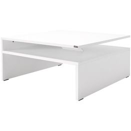 Sohvapöytä Linento Furniture SHP-640-DD-1, 90x90cm, valkoinen