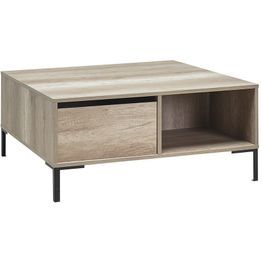 Sohvapöytä Linento Furniture SHP-660, 90x90cm, vetolaatikolla