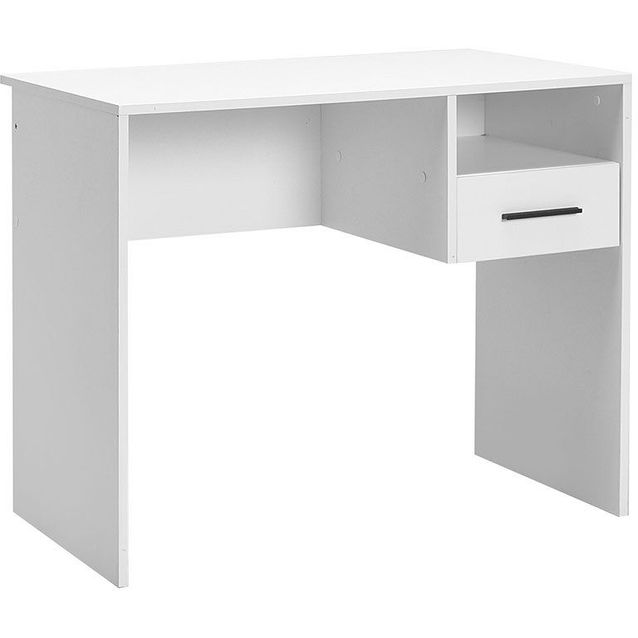 Työpöytä Linento Furniture CMS-105-BB-1, 90x52cm, valkoinen