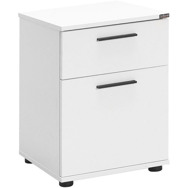 Yöpöytä Linento Furniture KMD-611-BB-1, valkoinen