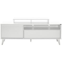 TV-taso Linento Furniture TVR-511-DD-1, 150cm, valkoinen